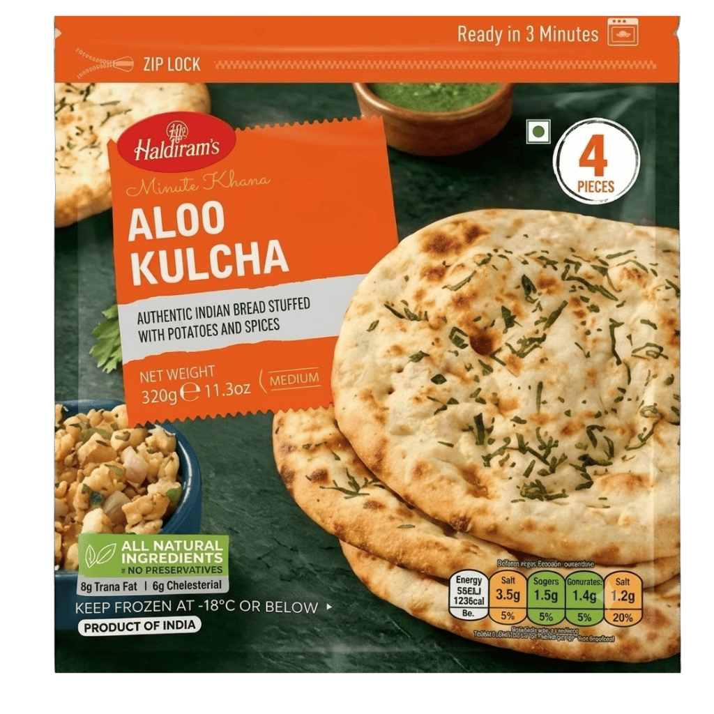 Haldiram Aloo Kulcha 4 pcs buy online USA - 1